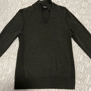 Express Merino quarter zip sweater